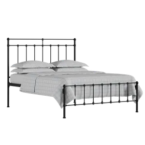 Ashley iron/metal bed in black with Juno mattress - Thumbnail