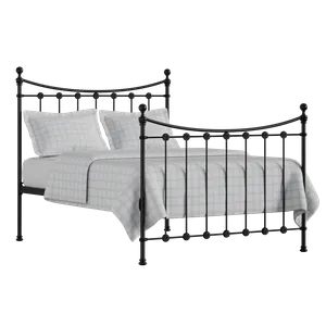Carrick Solo cama de metal en negro con colchón - Thumbnail
