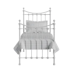Carrick Solo cama individual de metal en blanco - Thumbnail