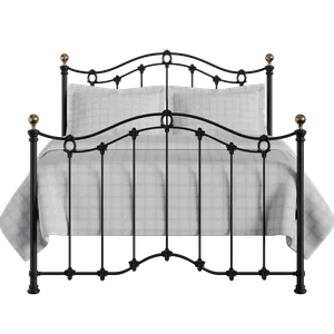 Clarina cama de metal en negro - Thumbnail