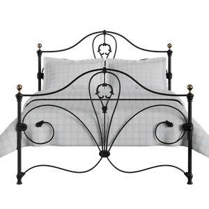 Melrose iron/metal bed in black - Thumbnail