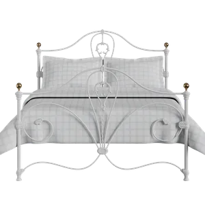 Melrose iron/metal bed in white - Thumbnail
